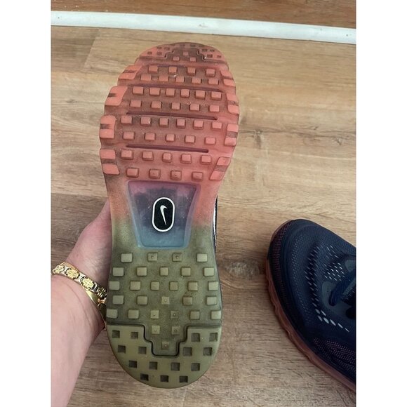 EUC Nike Air Max 2013 Women's Midnight Navy Sail Pink - Picture 6 of 10